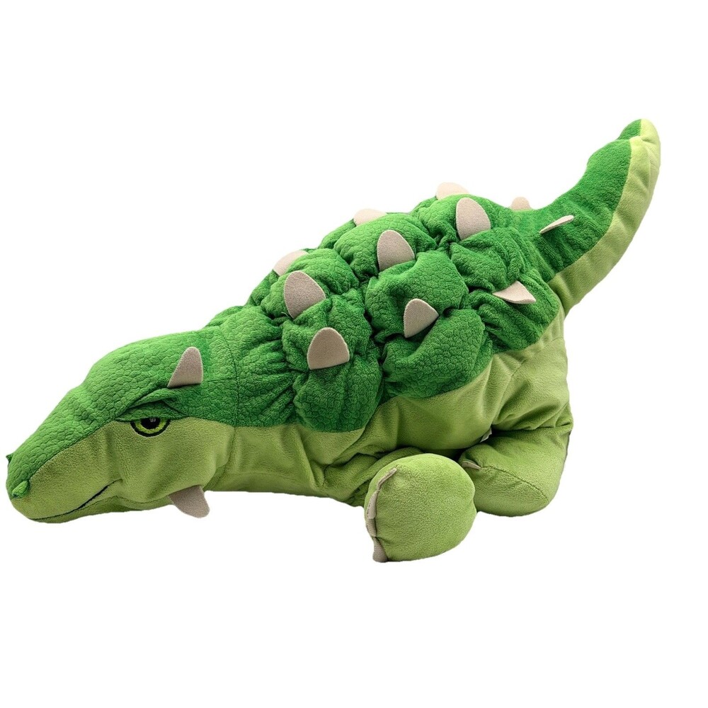IKEA JATTELIK Plush Green Ankylosaurus Dinosaur Large 22'' Soft Stuffed Animal